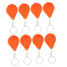 8-Piece Folding Magnifier Keychain For Jewelry Inspection, Reading Loupe, Crafting, Compact Lightweight On-The-Go