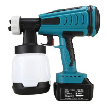 Makita 18v Battery Cordless High Pressure Paint Spray Gun Lightweight 1000ml
