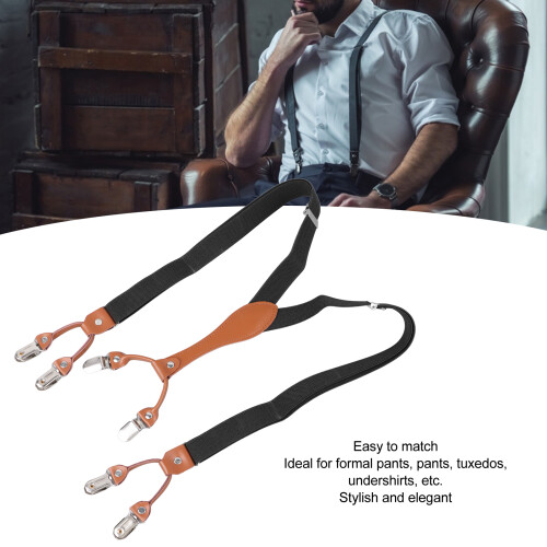 Stylish Double Layer Suspender for Men - Perfect for Tall Guys 2