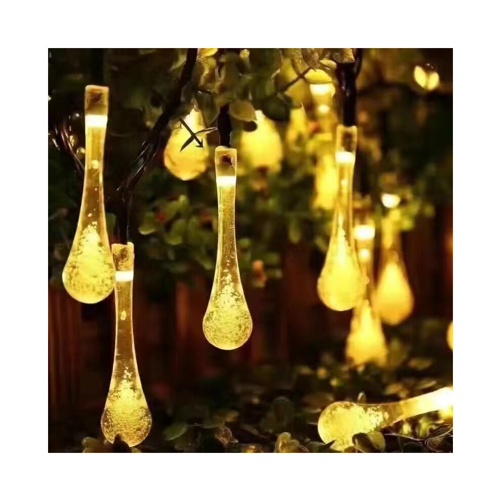 Solar light string bubble ball small colored light string light outdoor waterproof[Warm Color]-image-OPC-PJH8MR5-NEW
