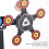 LED Electronic Scoring Dart Game with Auto Return and Rotating Target 4