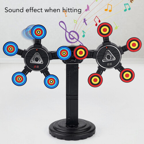 LED Electronic Scoring Dart Game with Auto Return and Rotating Target 2