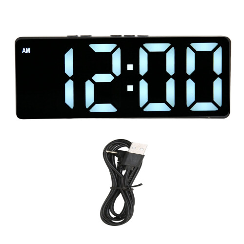 Digitaler Wecker - Großes Display, Schwarz, 3xAAA 1