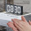 Digitaler Wecker - Großes Display, Schwarz, 3xAAA 4