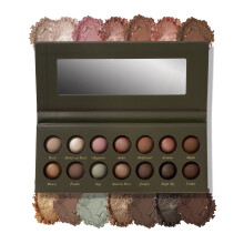 Laura Geller New York The Delectables Earthy Essentials Baked Eyeshadow Palette: 14 pigmenterade, blandbara nyanser i matta och glansiga finisher