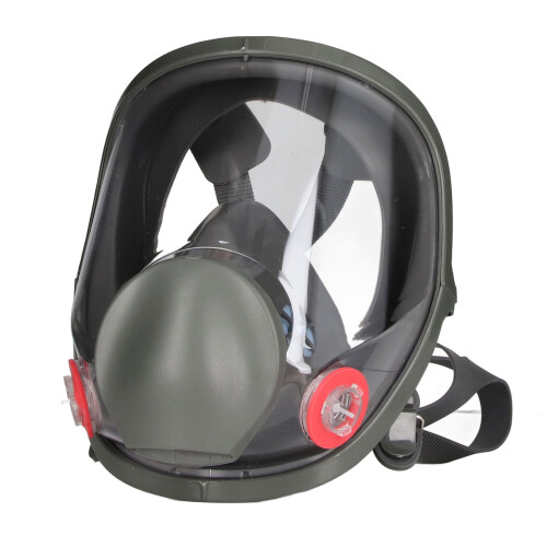 Nr. 7 Vollgesichtsmaske mit 10 Stück Filterwatte 2