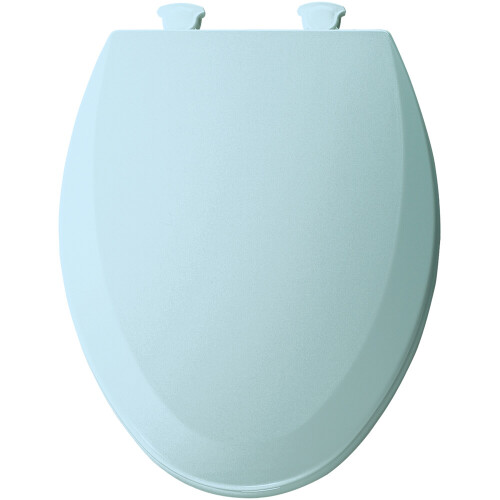 Bemis Bemis Runder Toilettensitz aus emailliertem Holz, Dresden Blue