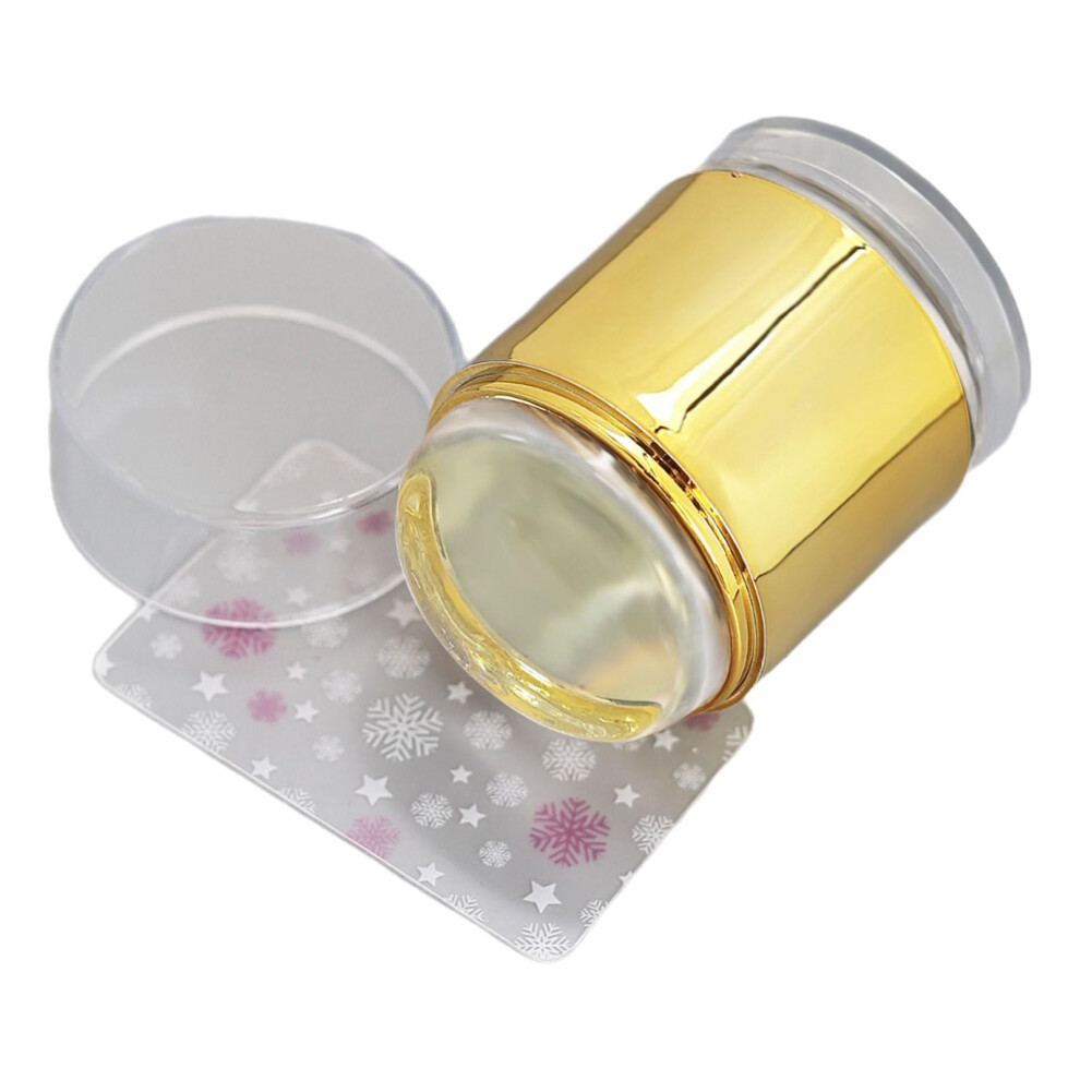 Jelly Clear Nails Stamper Silicone Nail Stamper Kit With Scrapers For Nail Art Home Salon