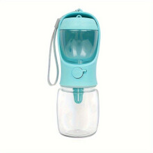 Tragbare 2-in-1-Hundewasserflasche mit Napf