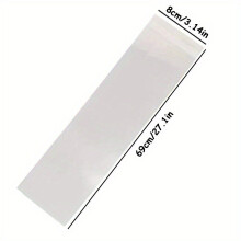100 Stk. Premium transparente Tortenförmchen - Wiederverwendbares PET-Band, 8*69 cm