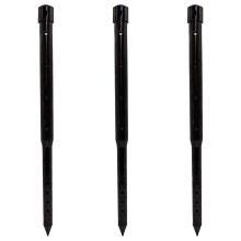 24 in. DEEP DRIP Watering Stake (3 Pack) (Black)