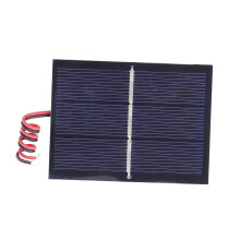 0,65 W 1,5 V Solarmodul 8x6cm Epoxidharz-Kit mit Draht