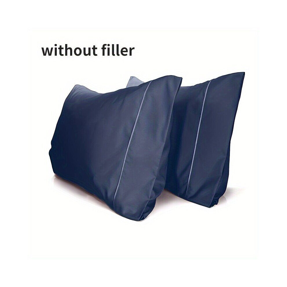 Lot de 2 taies d'oreiller rafraîchissantes et infroissables (sans noyau) – Taie d'oreiller luxueuse