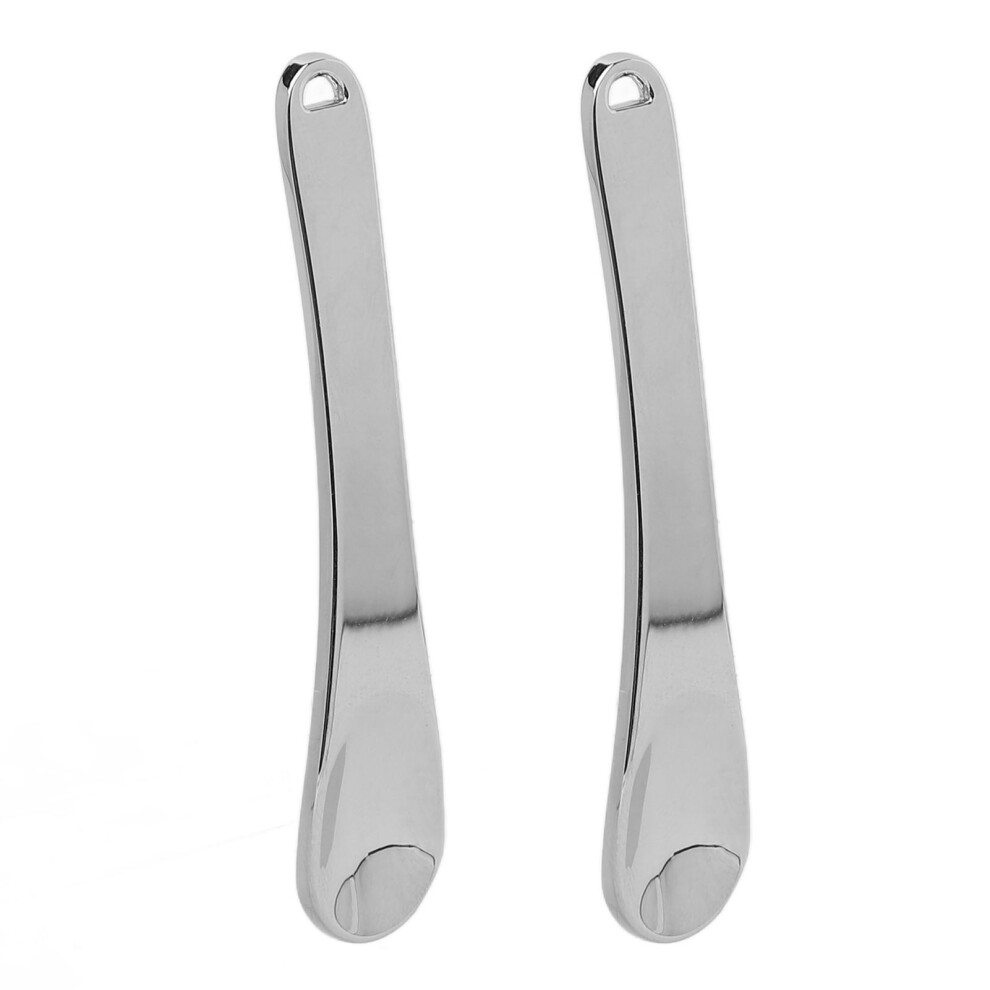 Cream 2Pcs Stainless Steel Eye Spatulas, Skin Care Makeup Applicators