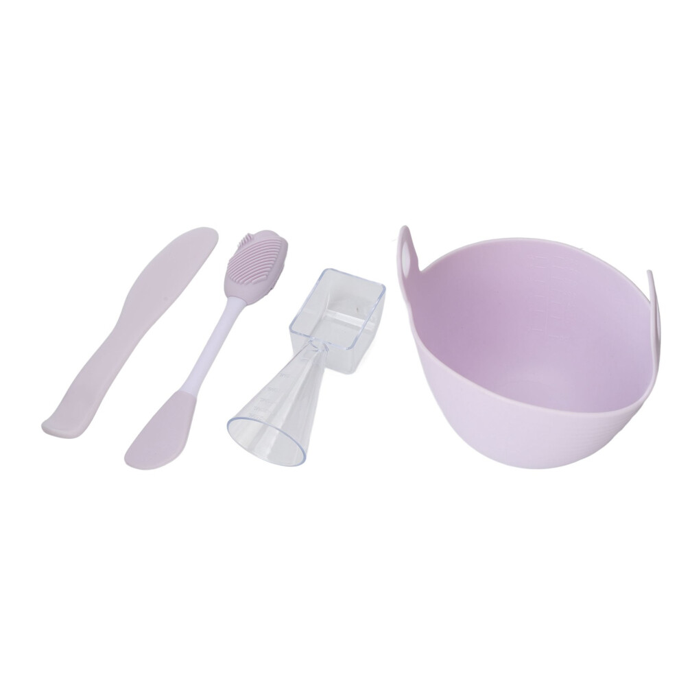 Soft Silicone Facial Mask Mixing Bowl with Spoon for Beauty Salon