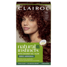 Clairol Natural Instincts Demi-Permanent Hair Dye 5R Medium Auburn - 0% Ammonia, 80% Naturally Derived, Vegan