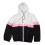 Women's Black Waterproof Hooded Jacket, Size L, Windproof, Drawstring 3