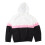 Women's Black Waterproof Hooded Jacket, Size L, Windproof, Drawstring 9