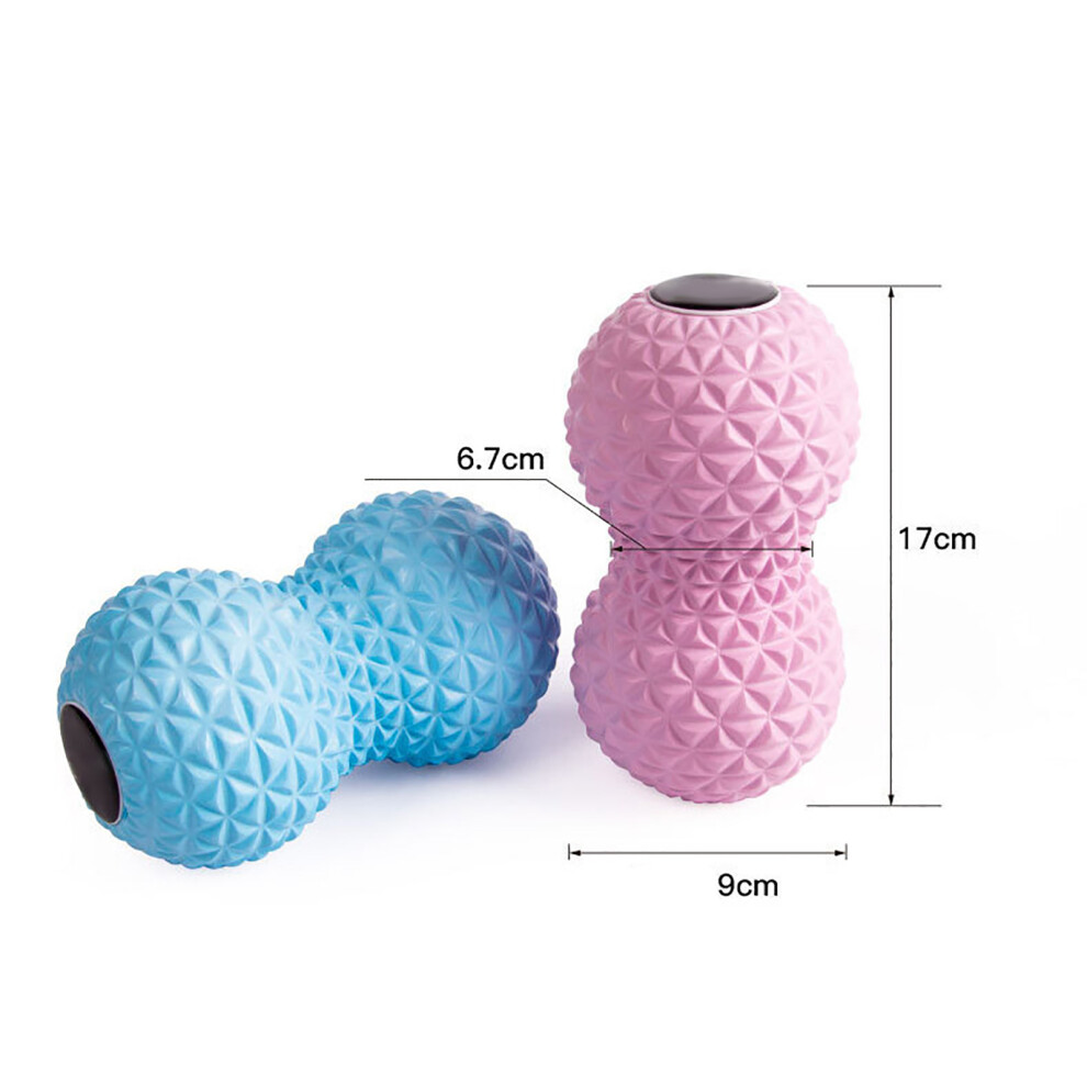 Blue Portable Eva Massage Ball For Muscle Release, Compact & Soft
