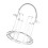 Wasserbecherhalter Modell 6oz 17cmDia Silber 7
