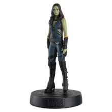 Hero Collector Eaglemoss Marvel Movie Collection 1:16 figur - Gamora, handmålad, metallisk resin