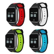 (Green) Bluetooth Bracelet Heart Rate Monitor Fitness Tracker Smart Wristband for Mobile Phone