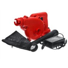 (One Battery) 220V Electric Blower with Rechargeable Lithium Battery 2 in 1 Computer Dust Remover Dust Blower