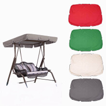 (Green) Patio Swing Canopy Top Cover Replacement Outdoor Garden Yard Porch Seat Furnitur Decorations