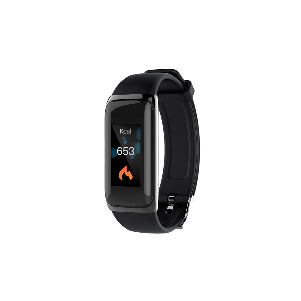 Greenzech Black (Black) 24H-Continuous Heart Rate Monitor Pedometer Fitness Tracker Bluetooth Smart Wristband