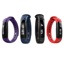 (Blue) Smart Sports Wristband Sedentary Call Reminder Sleep Management Fitness Tracker