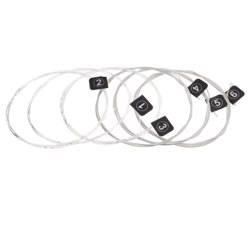 (NX-36) 6pcs/set Classic Guitar Strings Nylon Thread Silver Plated Wire Strings Guitar Accessories 1