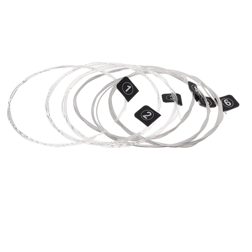 (NX-36) 6pcs/set Classic Guitar Strings Nylon Thread Silver Plated Wire Strings Guitar Accessories 2