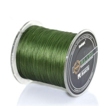 (Green, 1) 500m Super Strong 8 Weaves 8 Strand PE Braided Fishing Line