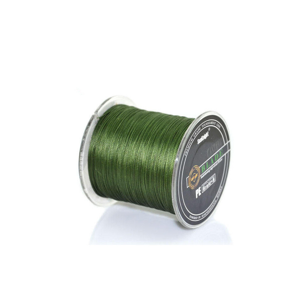 (Green, 4) 500m Super Strong 8 Weaves 8 Strand PE Braided Fishing Line-image-OPC-PJH97M9-NEW