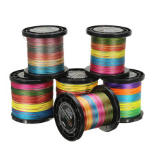 (#2) 1000M Fishing Line Multi-color Colorful 10 Meters/ Color Super PE Braided 8 Strand Weaves