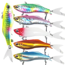 (L, #2) 1 Pcs 8.5/16g 5.5/7.2cm Fishing Lures VIB 3D Fish Eyes Artificial Hard Bait Fishing Tackle Accessories