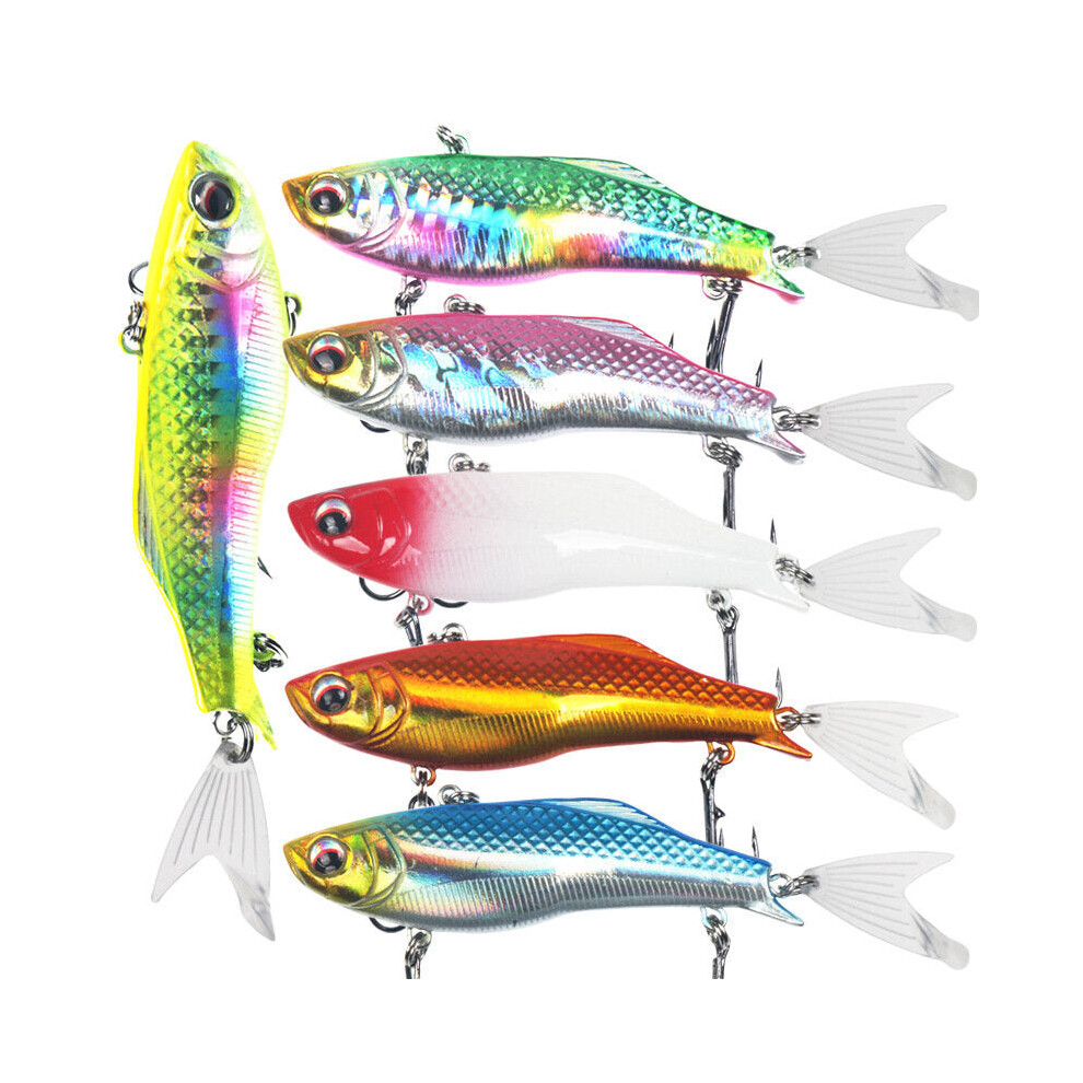 Photos - Lure / Spinner GreenZech  1 Pcs 8.5/16g 5.5/7.2cm Fishing Lures VIB 3D Fish Eyes Artificial Hard Bait Fishing Tackle Accessories (M, #1)