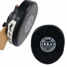 1Pcs Leather Boxing Black Red Mitt Training Target Focus Punch Soft Pad Glove MMA Karate Muay Kick