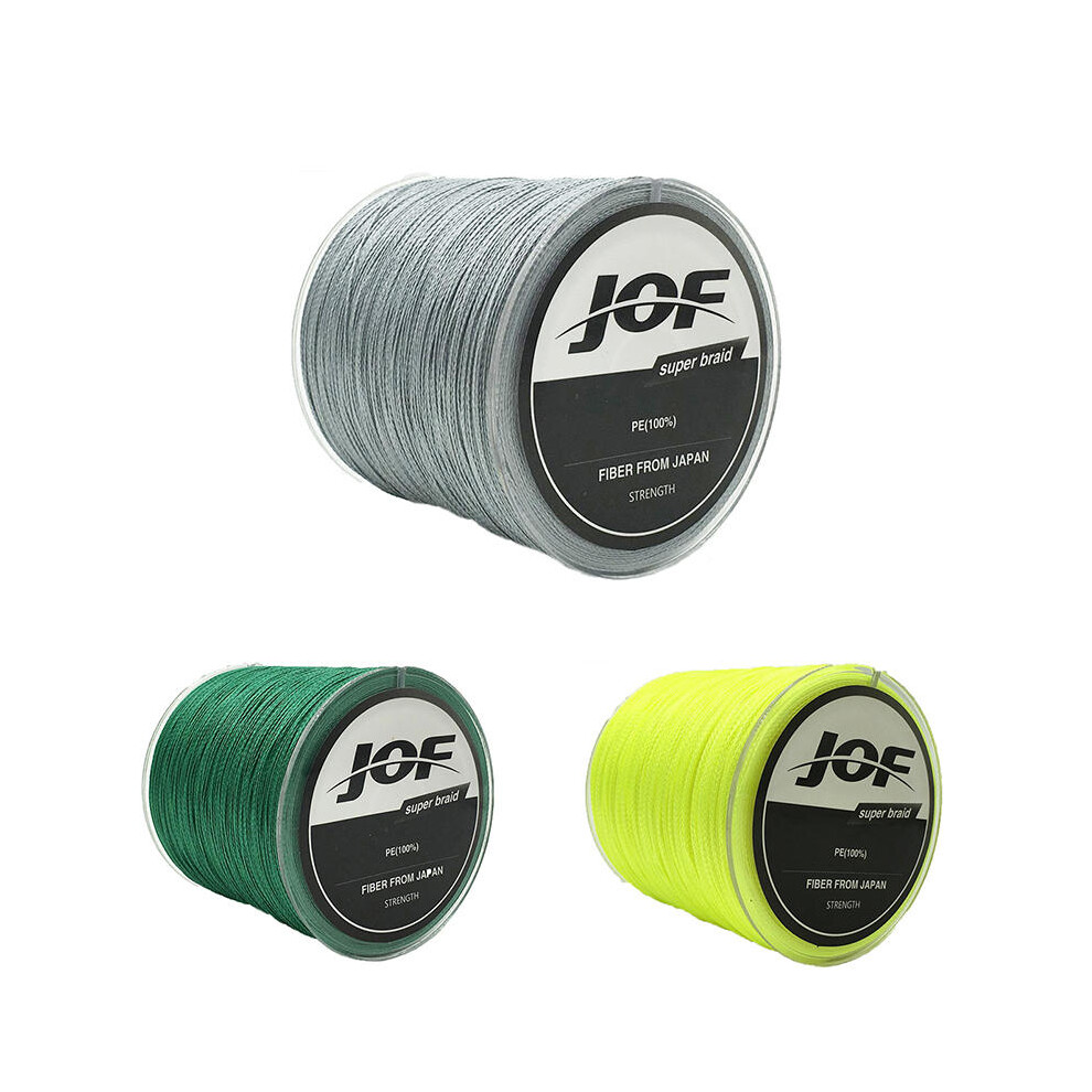 (Yellow, 0.6) 300M PE Braided 4 Strands 12-70 LB High Sensibility Super Strong Fishing Line Sea Fishing-image-OPC-PJH97T5-NEW