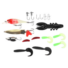 (Type F: 280pcs) 18/56/106/122/164/280 pcs Fishing Lures Set Multifunctional Fishing Accessories Fishing Bait Set