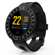 (Grey) 1.0inch Color Screen Dynamic Heart Rate Monitor Sport Bluetooth Smart Wristband