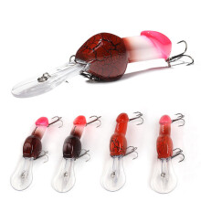 (#1) 1PCS 85mm 27g Big Minnow Hard Fishing Lure Diving 2-3M Swimbait Funny Rattle Bait Crankbait Spinner Bass With Trible Hooks Gift for Men