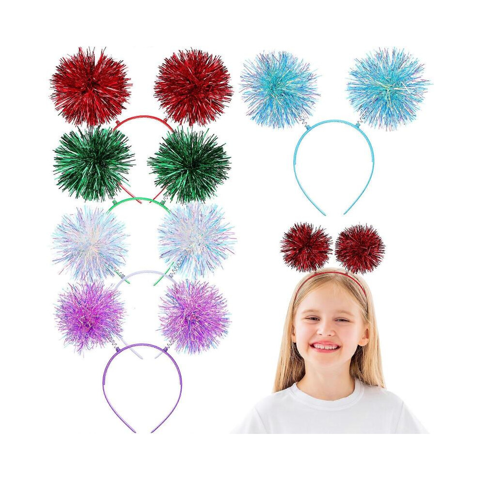 5 Pcs Pom Pom Headbands Bopper Headband Party Headband Holiday Headbands Cosplay Headband