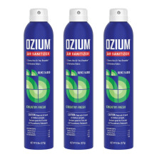 Ozium 8 Unzen. Luftdesinfektionsmittel und Geruchsbeseitiger fr Privathaushalte, Autos, Bros und mehr, lndlicher, frischer Duft, 3er-Pack