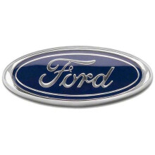 (Dark Blue) UK STORE  - 7 Inch (17.5*7CM) For Ford Front Grille Ford Emblem Badge