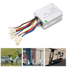 12V 500W gebürsteter Regler Daumen-Gashebel Silber