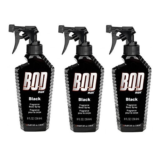 Bod Man    Herren-K  rperspray    Schwarz    3er-Pack
