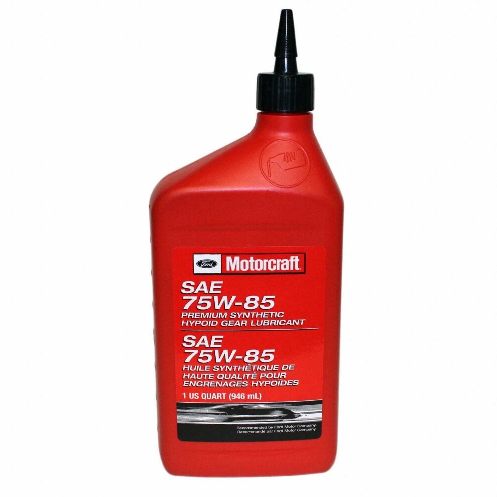 Motorcraft Rear Axle Oil Xy75w85ql - 75W-85 Gear Differential Lubricant For Smooth Shifts 031508619593
