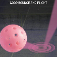 5 Piece Set 74mm Pickleballs Luminous for Indoor Outdoor Fun