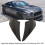 2 Stück schwarzer Frontlippen-Diffusor Mustang 2015-2017 7